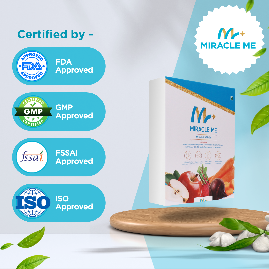 Miracle Energy: Power Up Your Day Naturally with fruits & vegetables Goodness