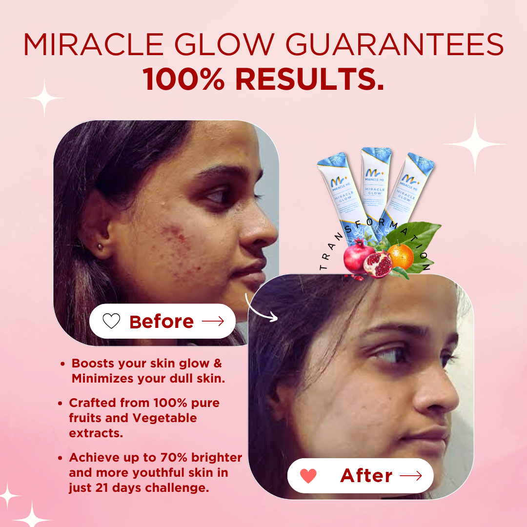 Miracle Glow With Pomegranate and Vit C: Discover the Magic of Glowing Skin in Just Two Weeks!